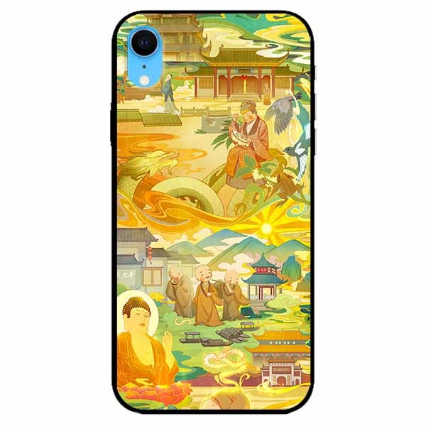 Ốp lưng dành cho Iphone XR mẫu Phật Và 3 Chú Tiểu