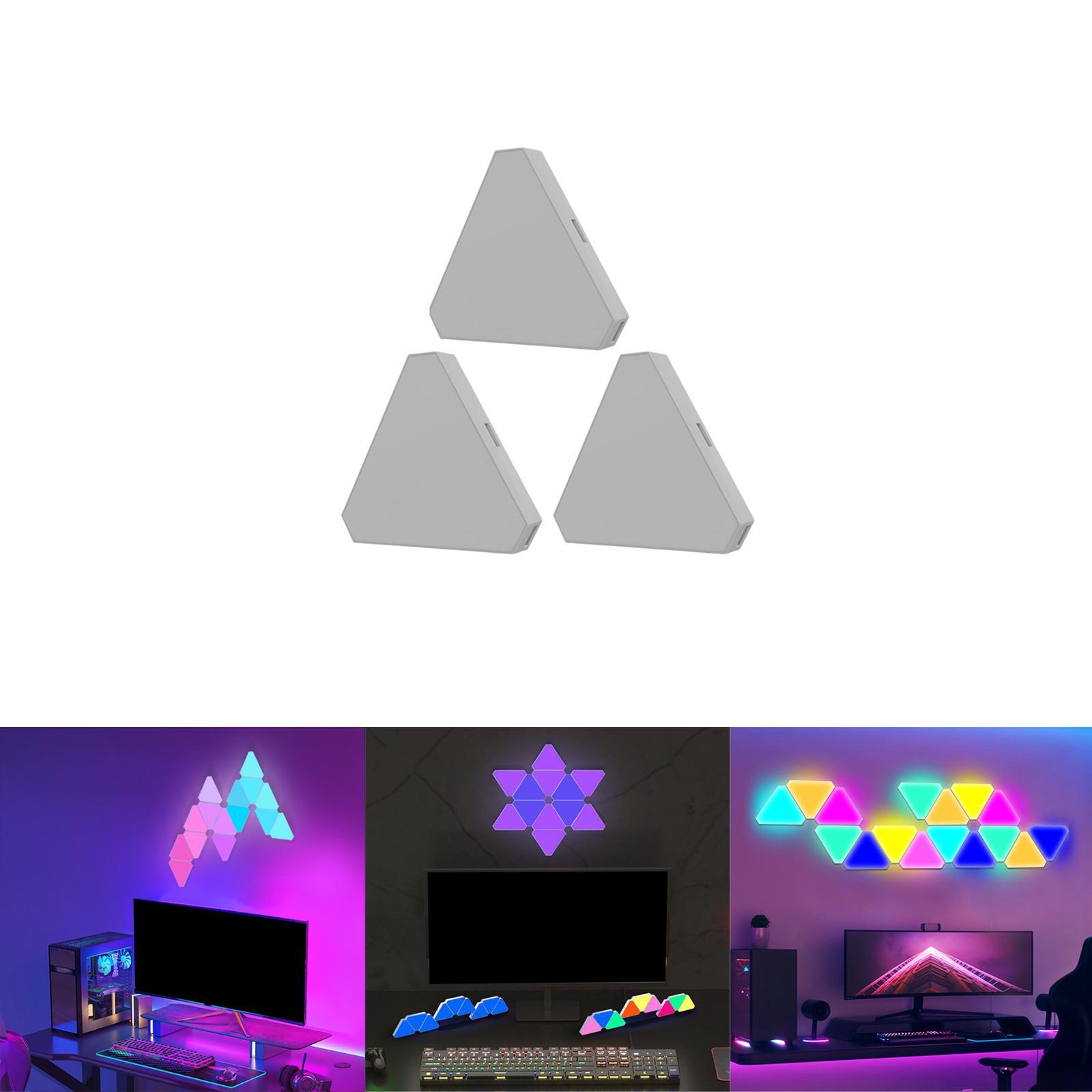 Multicolor DIY Smart APP Control Atmosphere Bluetooth 3pcs