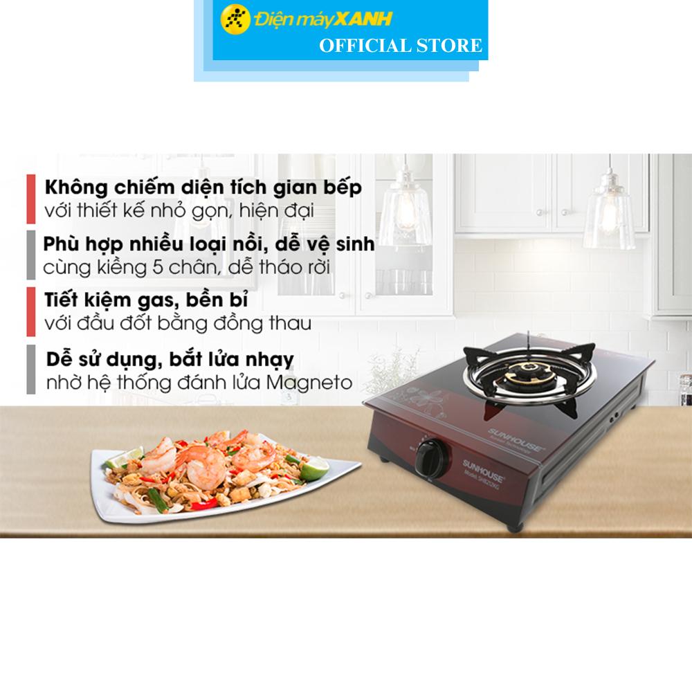 Bếp ga đơn Sunhouse SHB212KG - Hàng Chính Hãng
