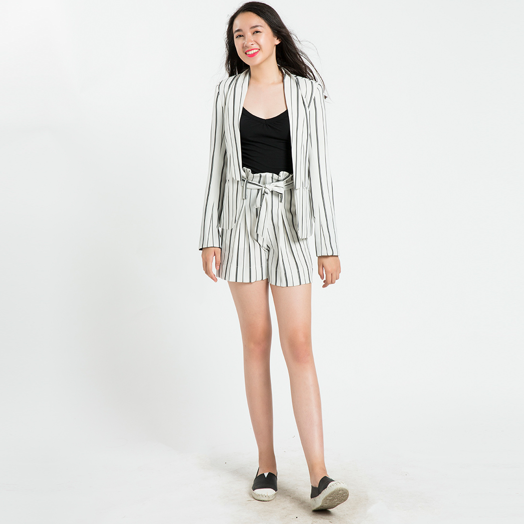 Áo Khoác Blazer Hity TOP086 (Sọc Trắng Kim Cương)