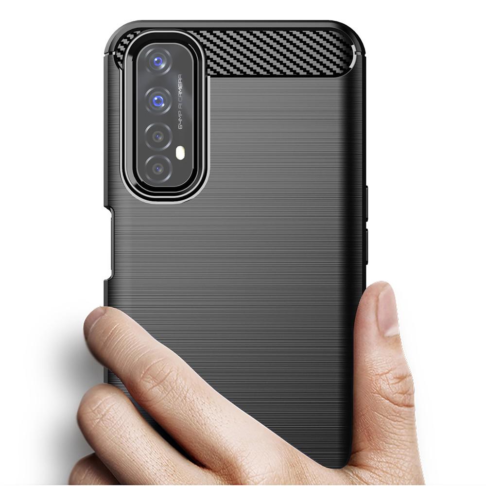 Ốp lưng cho Realme 7 7i 7 Pro C17 8 8 Pro Q2 Pro dẻo carbon phay xước chống sốc chống vân tay