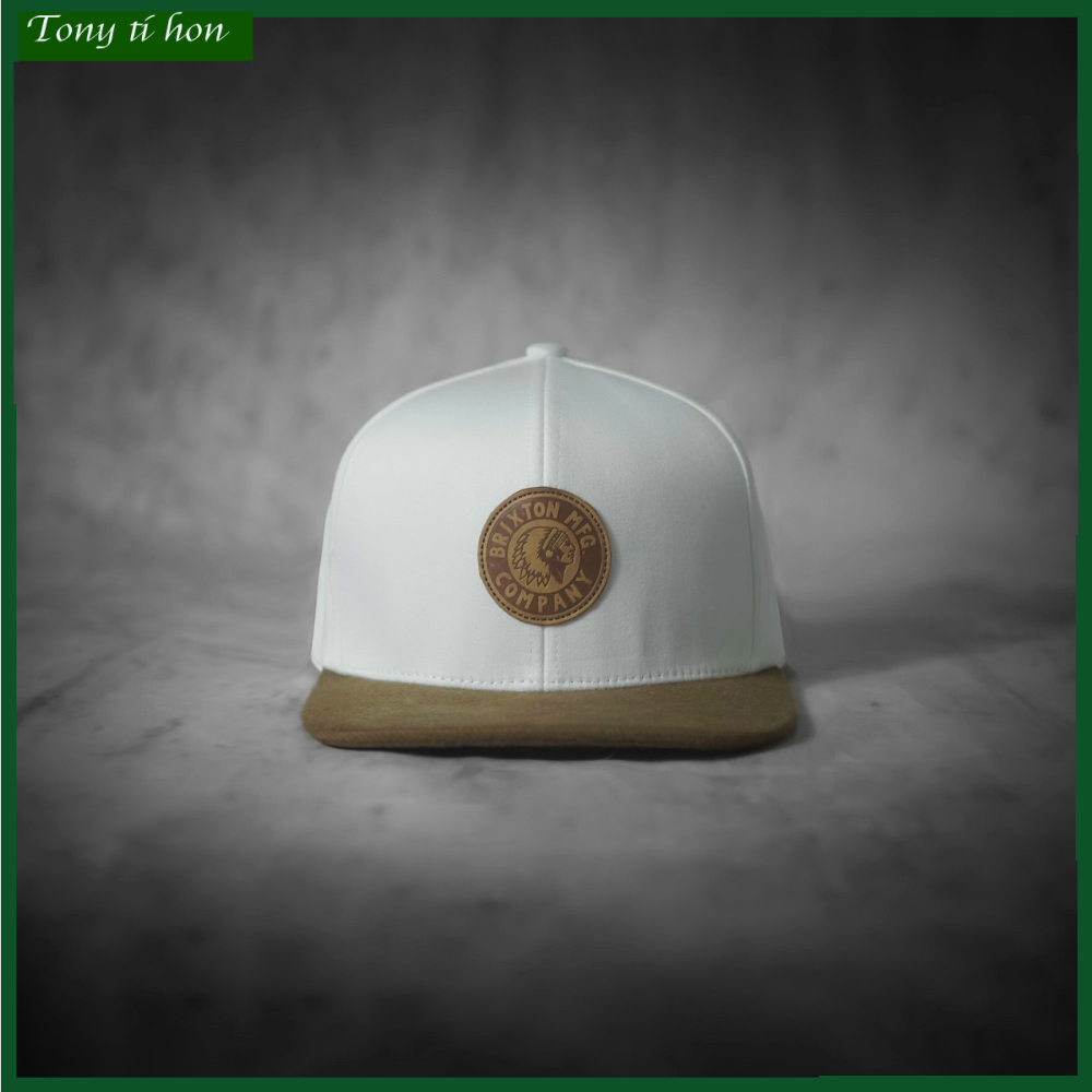 [ Miễn ship / giảm giá ] MŨ NÓN LƯỠI TRAI NAM NỮ SNAPBACK VÀNH PHẲNG BT SUPPLY CÁ TÍNH - trắng nâu
