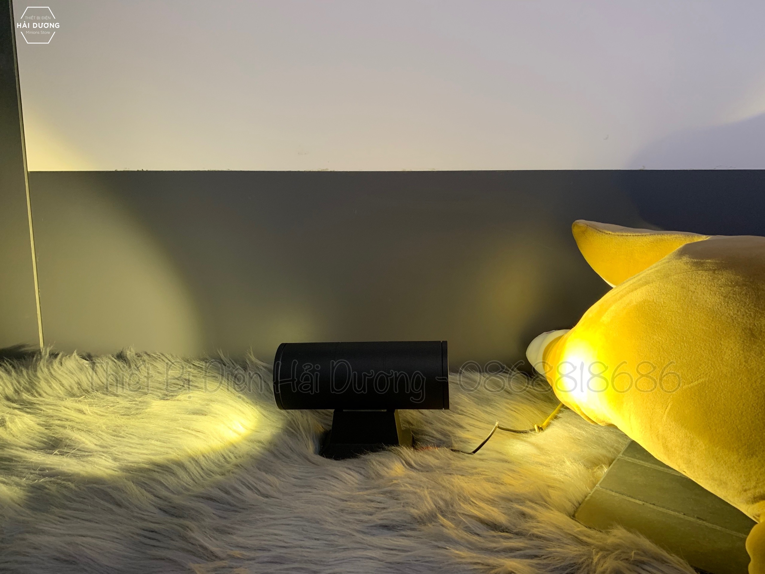 Đèn led gắn tường hình trụ TN916 6w - Ánh sáng vàng - Chống nước thân nhôm - Cầu Thang Cổng Hiên Nhà Sân Vườn