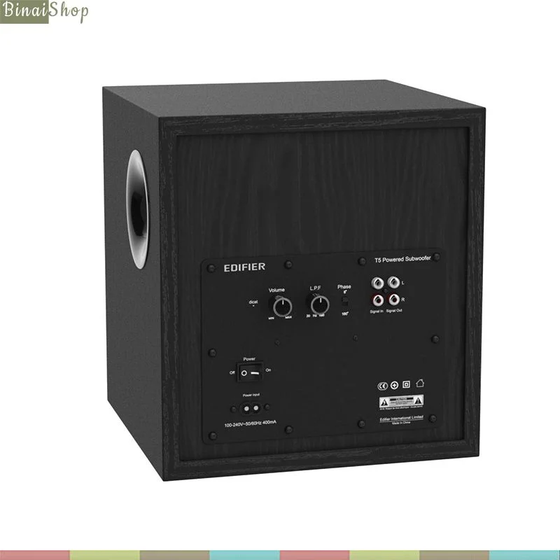 Edifier T5 - Loa Siêu Trầm Subwoofer Điện, Công Suất 70W- Hàng chính hãng