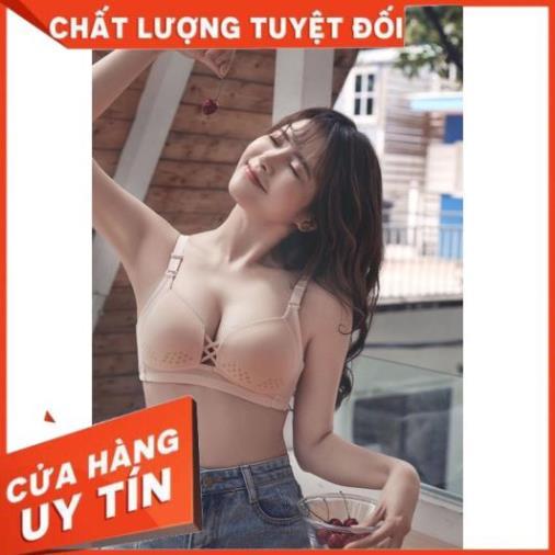 Áo Lót Nữ ️ Áo Ngực Nữ Đúc Su Ren Thông Hơi Nâng Ngực Sexy Điệu Đà 007