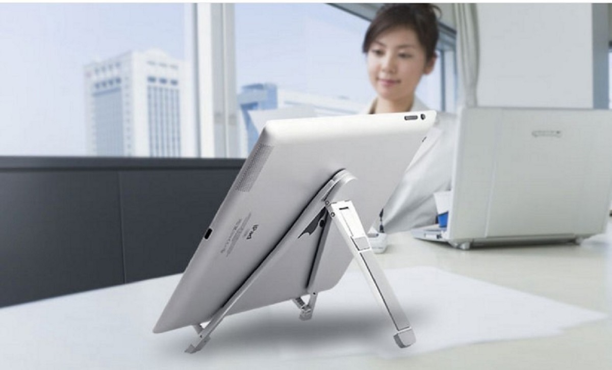 Giá Đỡ Điện Thoại, Ipad 03 Chân Chất Liệu Hợp Kim Nhôm Cao Cấp, Siêu Nhỏ Gọn Tiện Lợi. Thích Hợp Làm Việc, Xem Phim