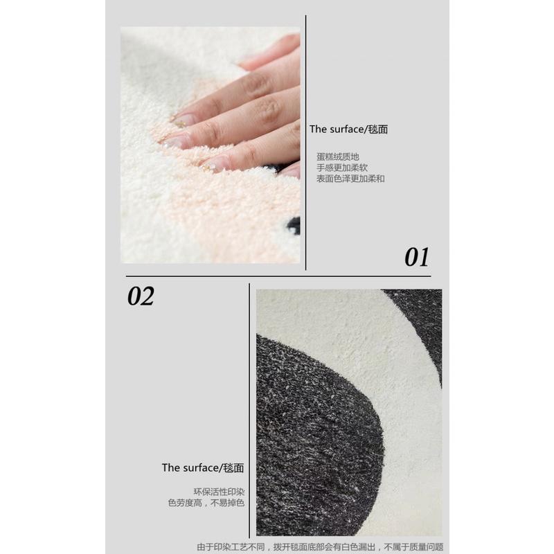 Thảm Cashmere Trải Sàn Phong Cách Đơn Giản Hiện Đại Cho Phòng Khách/ Phòng Ngủ