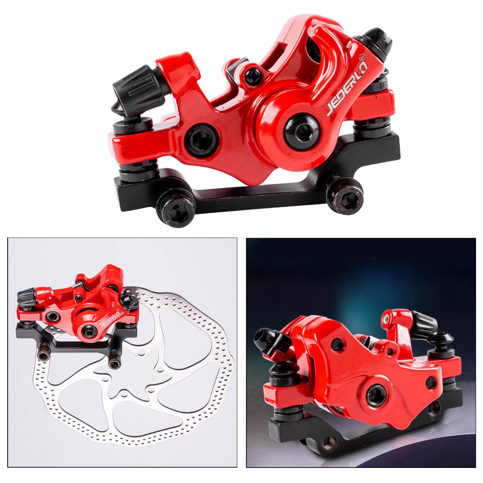 2xSolid Bike Disc Brake Caliper R160/F180 Rotor Disc Calipers Red F160 R140