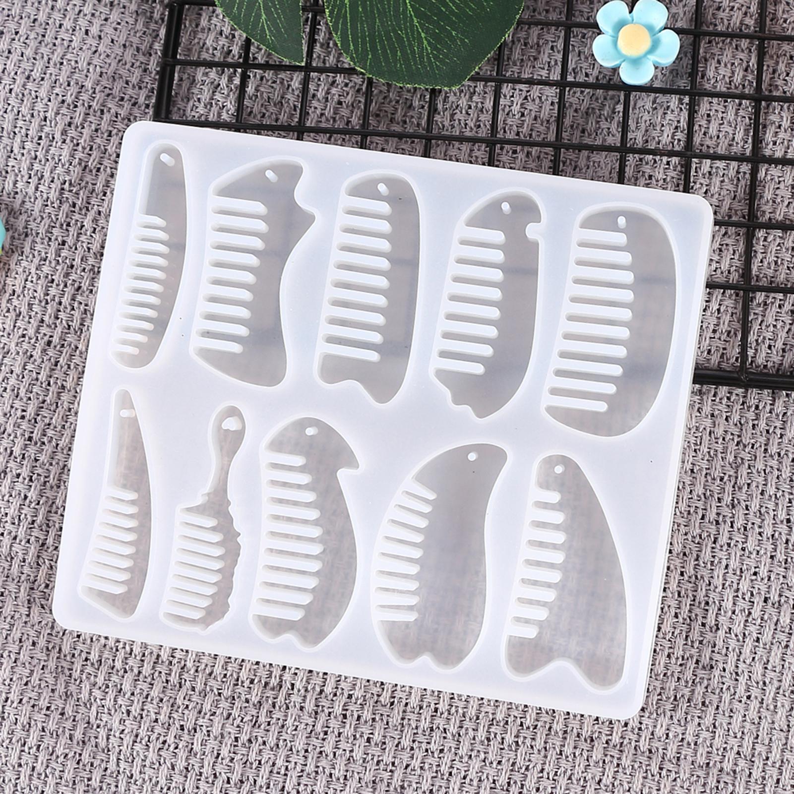 Khuôn Silicone 10 Hình Dạng Tự Làm Đồ Trang Sức Thủ Công Phụ Kiện