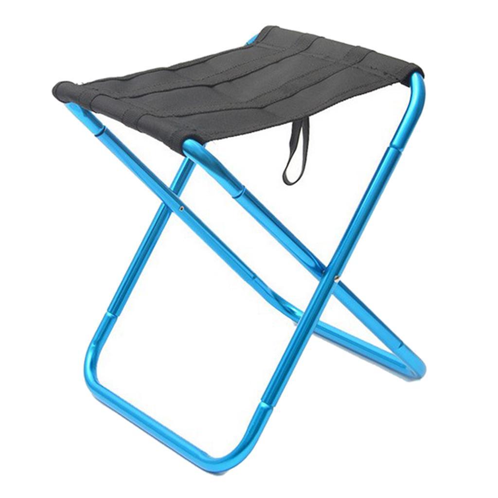 Portable Camping Stool Outdoor Folding Chair Slacker Chair for Camping Backpacking Hiking Fishing Travel Garden BBQ with Carrying Bag