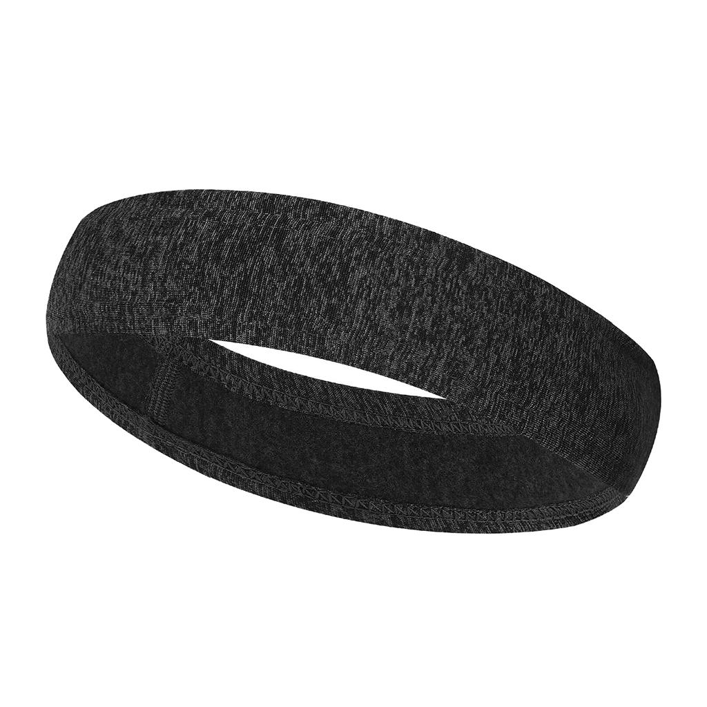 Men Women Sports Headband Gym Tennis Basketball Sweatband Hairband Black