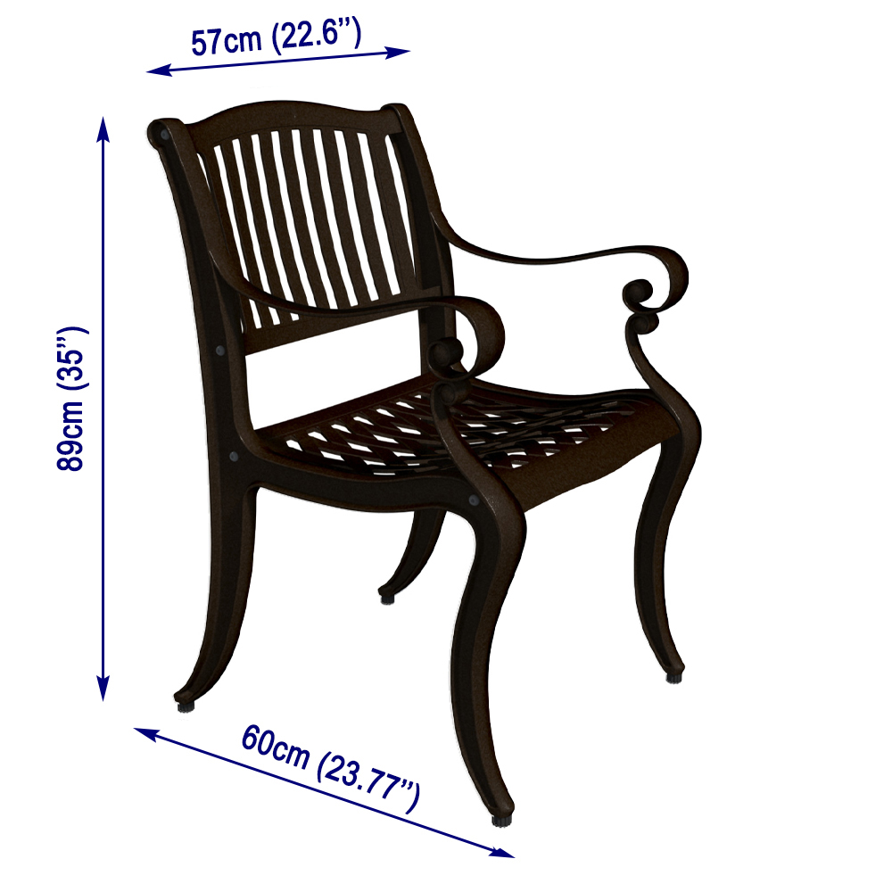 Ghế Nhôm Đúc AC-02-Br