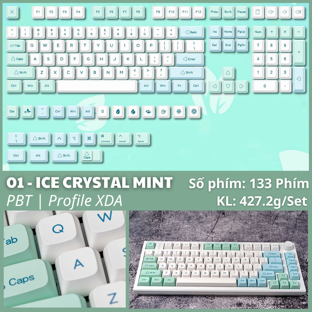 Tổng Hợp Mẫu Phím Keycap Lẻ Cute Nhựa PBT Langtu Profile XDA Sử Dụng Custom Bàn Phím Cơ Hàng Chính Hãng