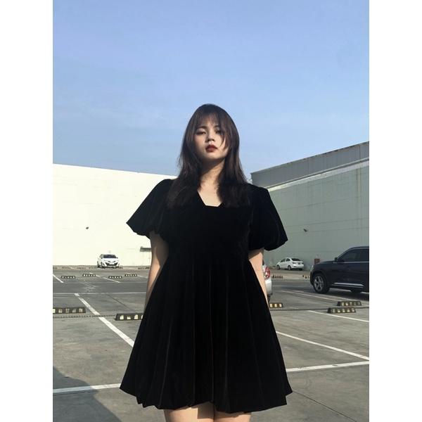 Đầm nhung bí reine bigsize