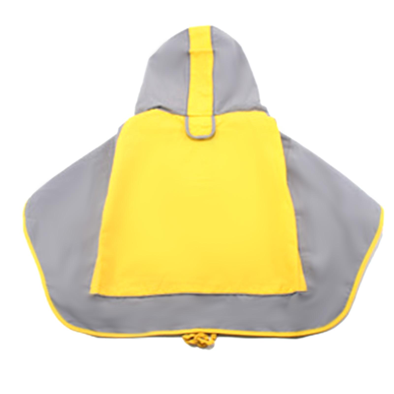 Áo mưa cho chó có mũ trùm đầu, có dây buộc, siêu tiện lợi