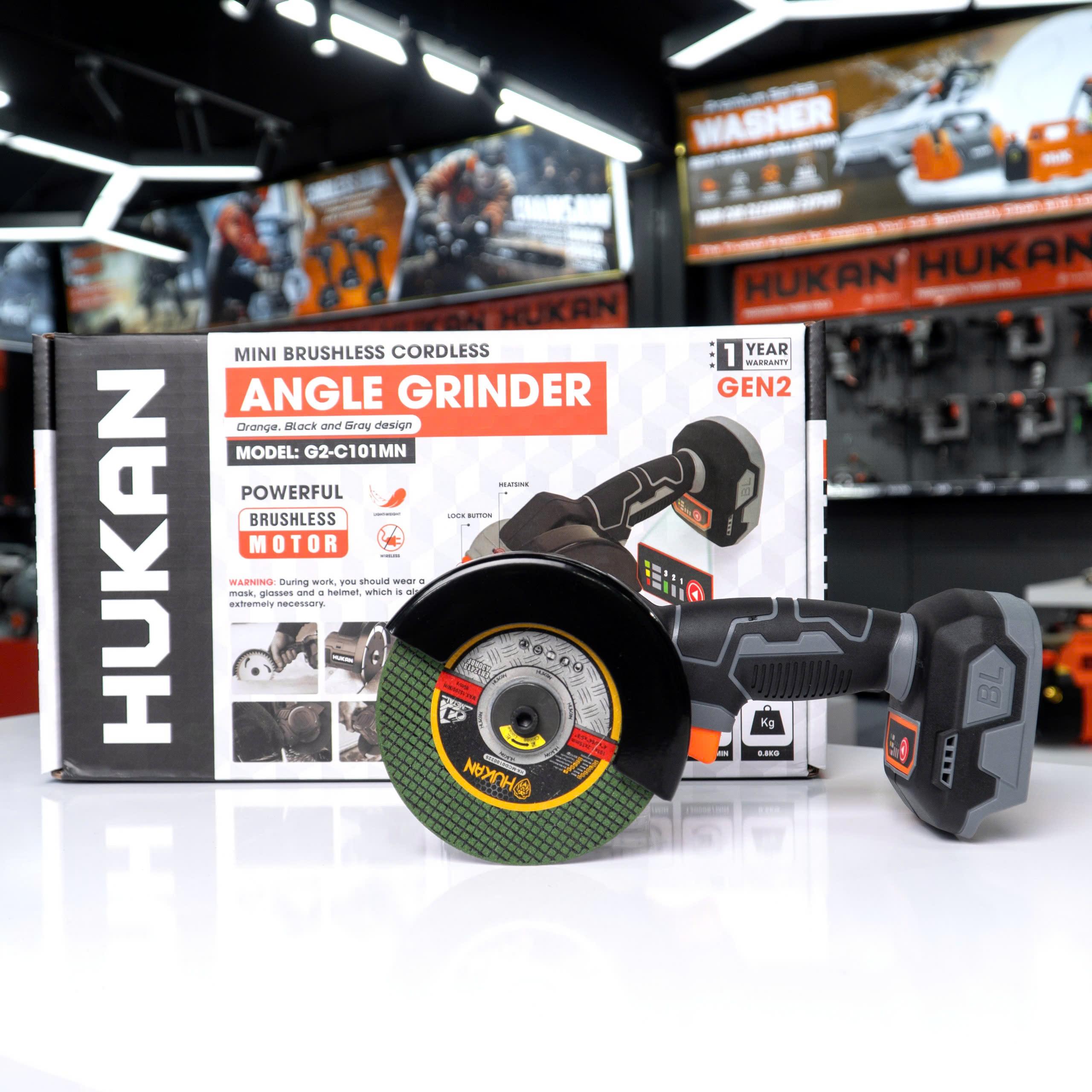 THÂN MÁY MÀI PIN MINI 100MM BODY G2-C101MN HUKAN -HÀNG CHÍNH HÃNG