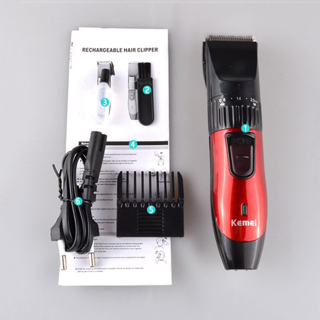 Rechargeable Cordless Electric Hair Trimmer Shaver for Men Adult Kid EU Plug