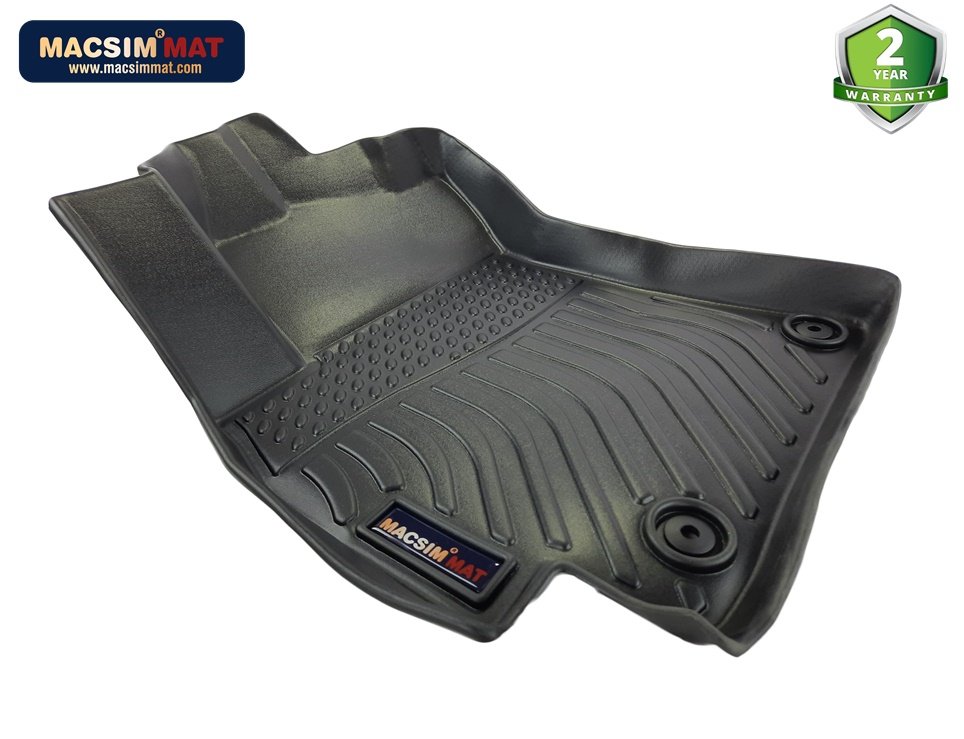 Thảm lót sàn xe ô tô Hyundai Elantra 2017- nay Nhãn hiệu Macsim chất liệu nhựa TPE cao cấp màu đen