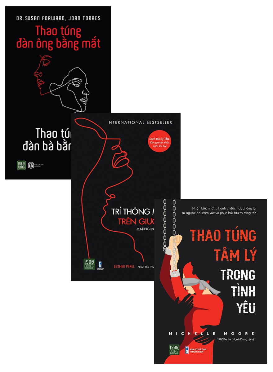 Combo Thao Túng Đàn Ông Bằng Mắt - Thao Túng Đàn Bà Bằng Tai + Trí Thông Minh Trên Giường + Thao Túng Tâm Lý Trong Tình Yêu _1980