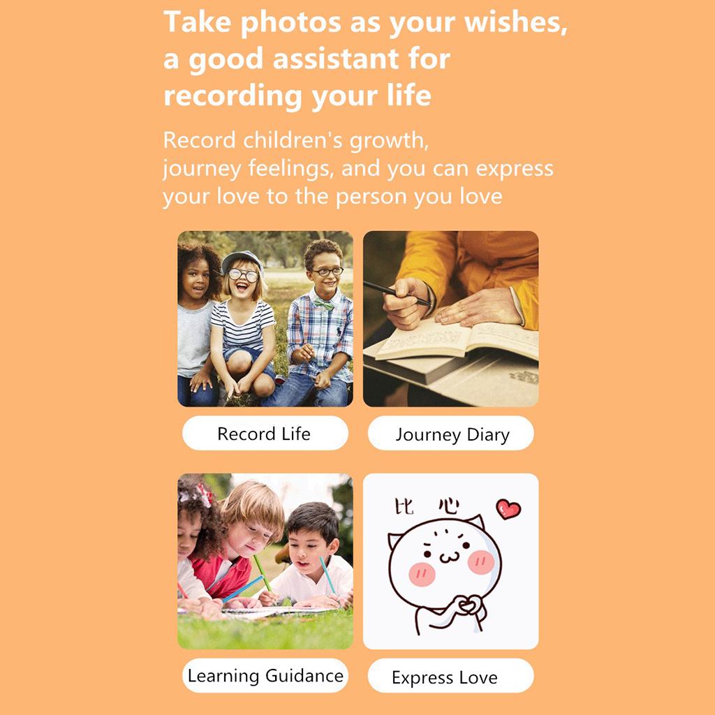 Bluetooth Printer - Mini Pocket Size Thermal Wireless Printer, Compatible with Android, Printer for Study Note, Travel Journal, Kitchen Classification