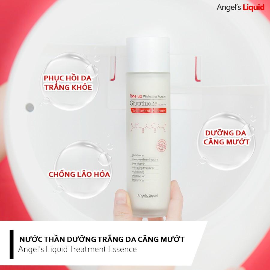 Combo Truyền Trắng , Mờ Nám , Cấp Ẩm , Mờ Thâm Angel's Liquid Glutathione700 (Toner 150ml + Kem Plus Niacinamide 50ml)