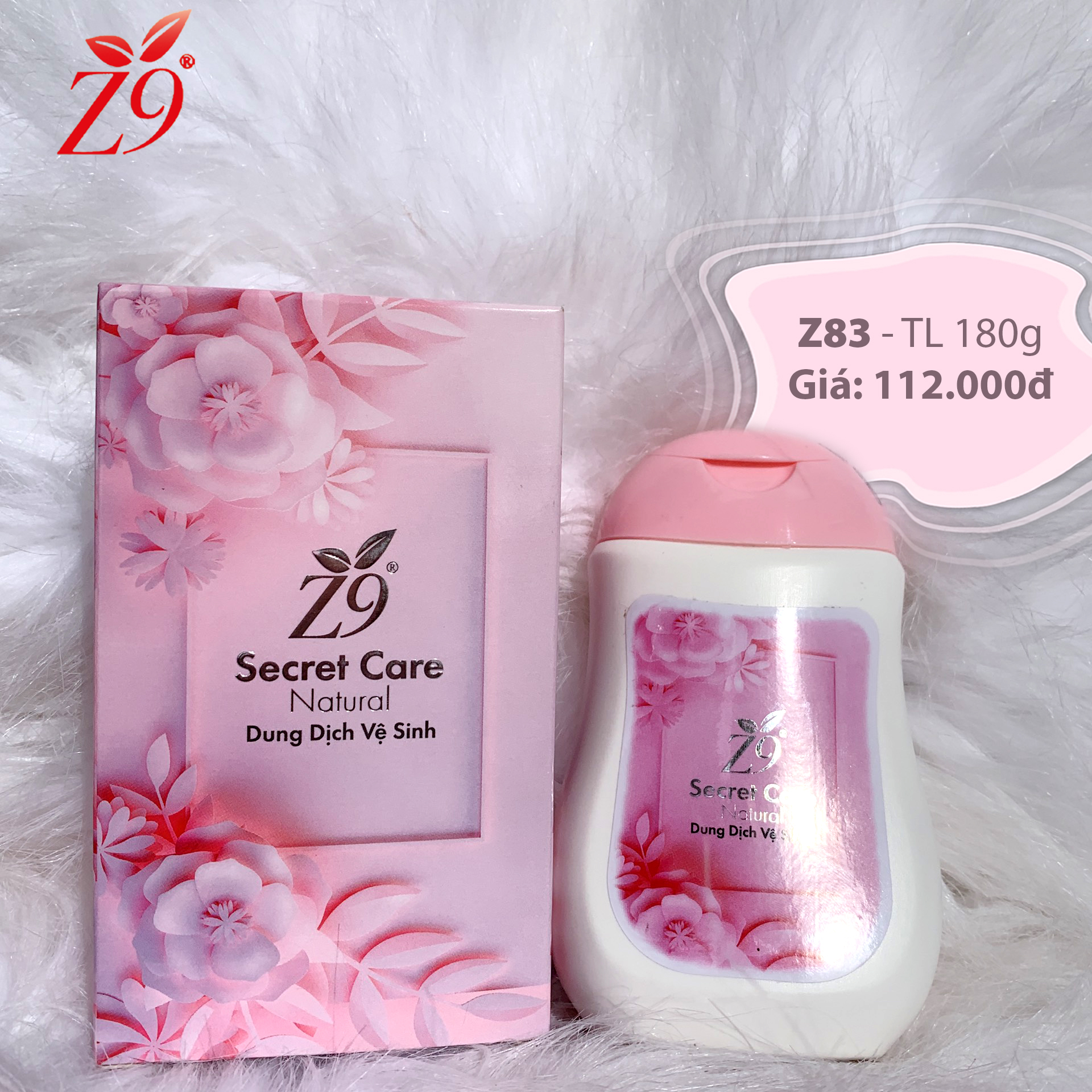 Z9 Secret Care Natural Dung Dịch Vệ Sinh Sạch Mát Thơm Lâu 180G - Z83