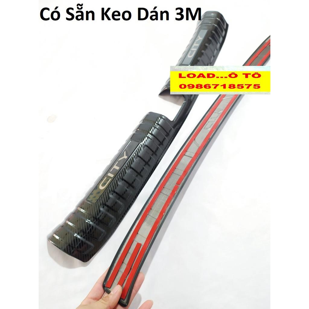 Chống Trầy Cốp Honda City 2023-2021 Trong, Ngoài Vân Carbon Cao Cấp, Có Sẵn Keo Dán 3M