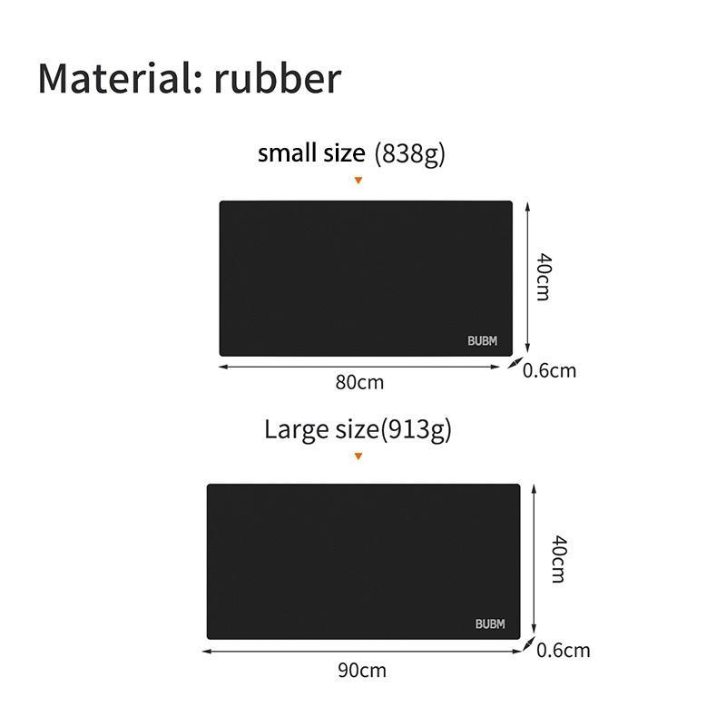 Tấm Lót Chuột Và Bàn Phím Chơi Game 6MM Bằng Cao Su Mềm Chống Trượt 80cmx40cm / 90cmx40cm