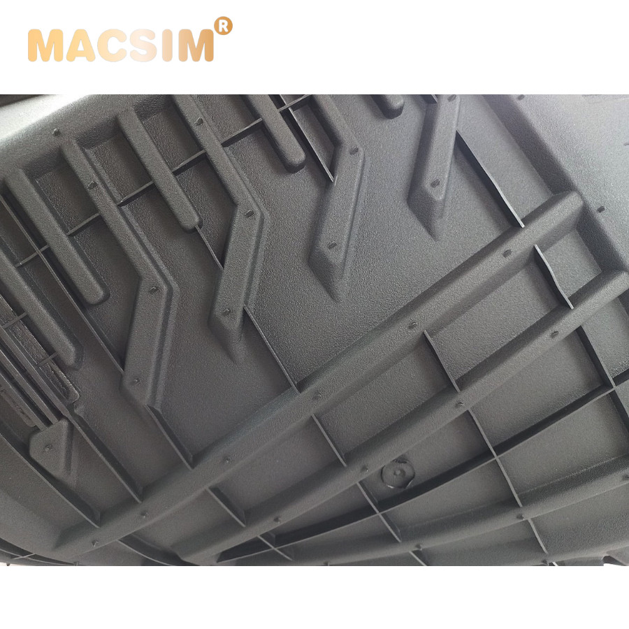 Thảm lót sàn xe ô tô HONDA CIVIC 2016- đến nay Nhãn hiệu Macsim chất liệu nhựa TPE đúc khuôn cao cấp - màu đen