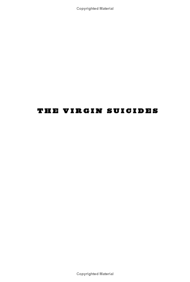 The Virgin Suicides (Collins Modern Classics)