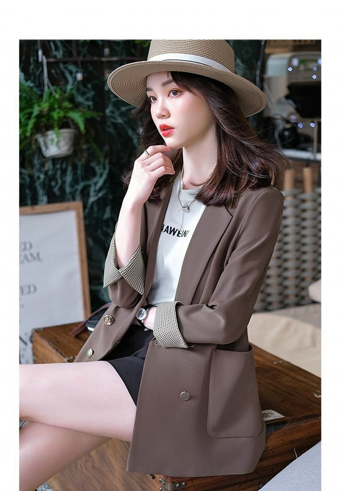 ÁO KHOÁC BLAZER PHỐI TAY CAO CẤP