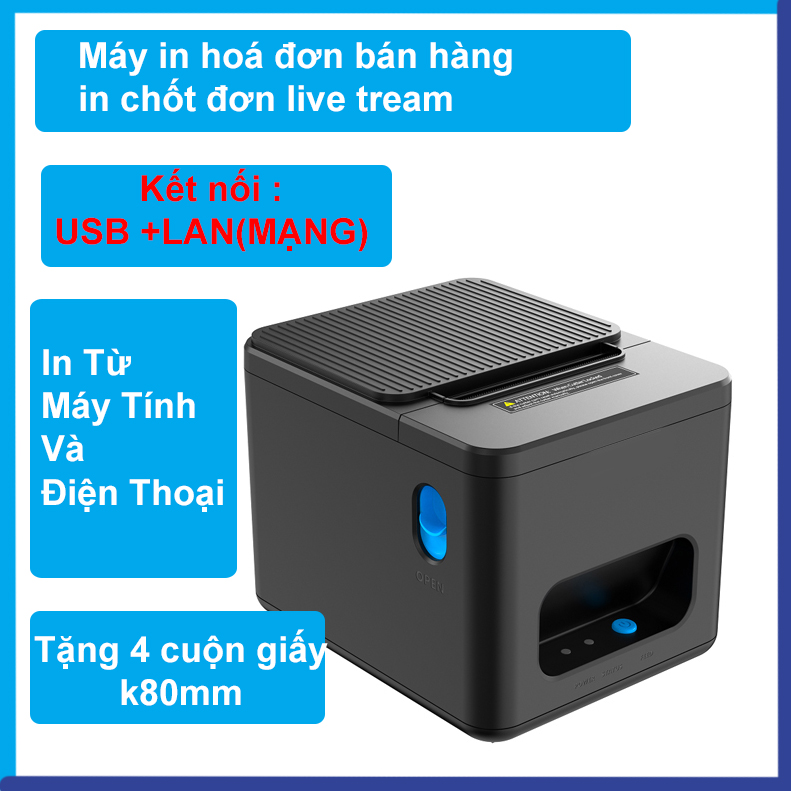 Máy in nhiệt - in bill (hóa đơn) Xprinter N200 - Chính Hãng