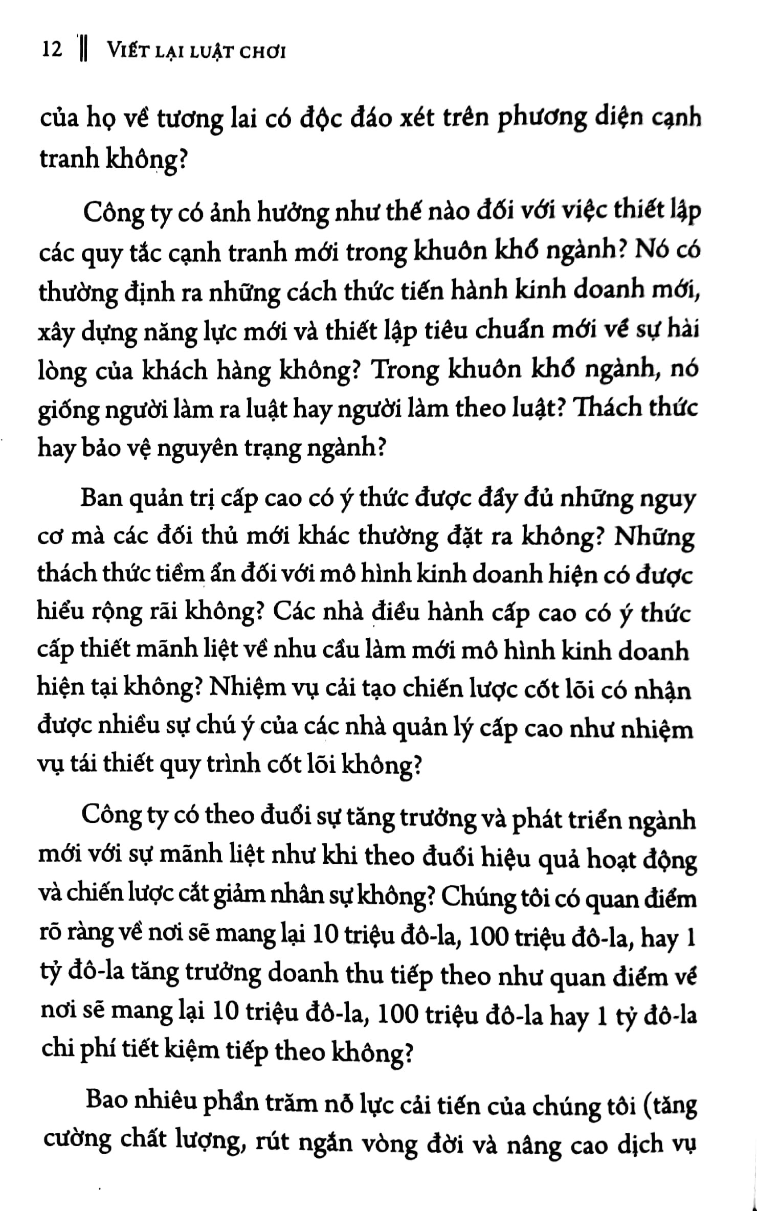 Viết lại luật chơi - Gary Hamel, C. K. Prahalad