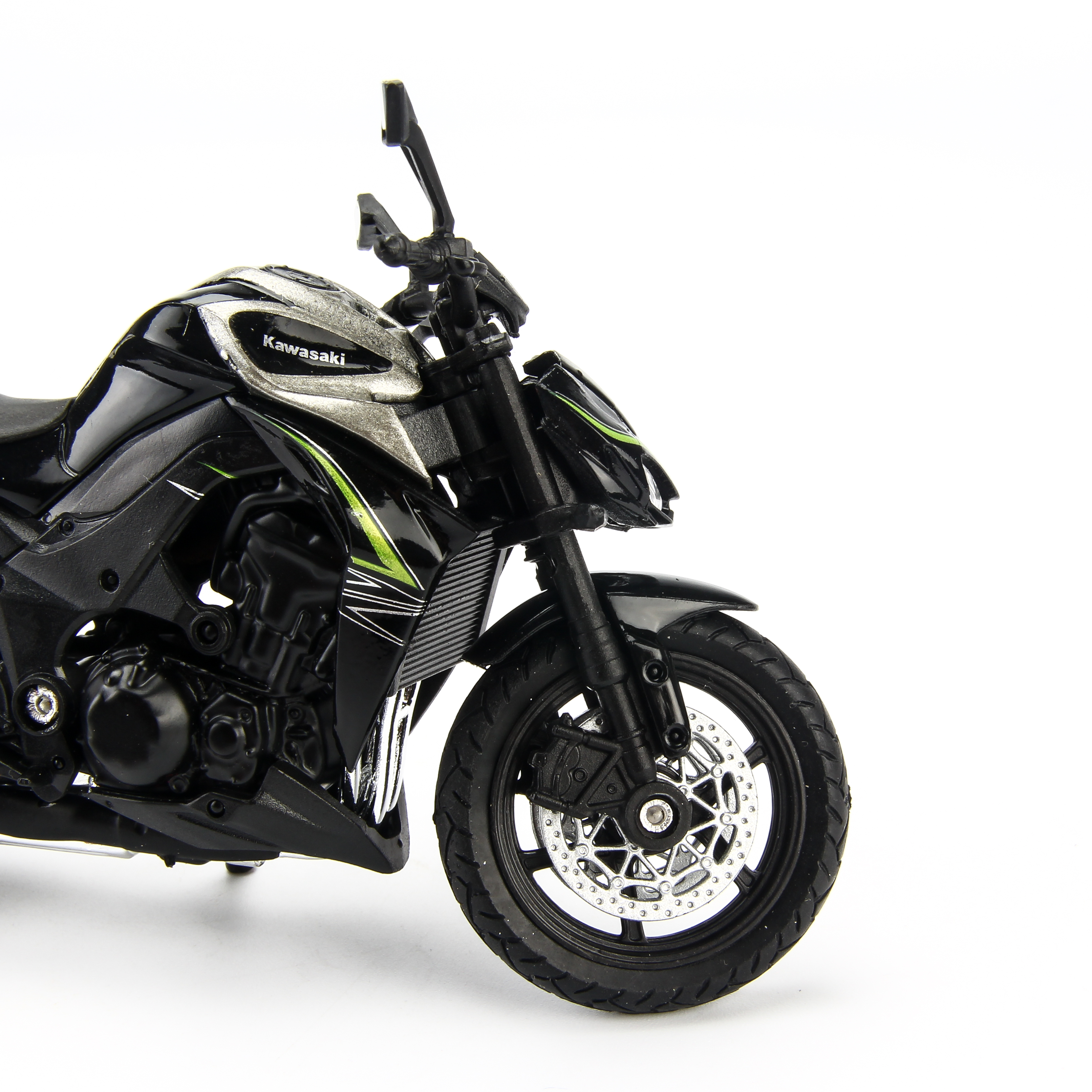 Mô hình xe mô tô Kawasaki Z1000 R Green 1:18 Welly - 12846W