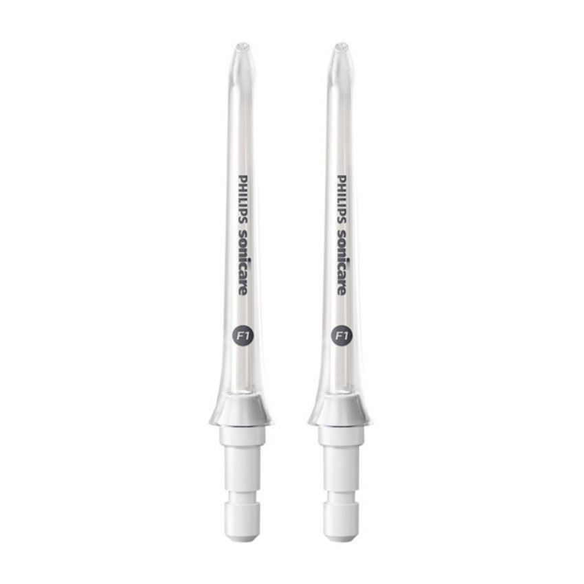 Bộ 2 đầu xịt máy tăm nước Philips Sonicare F1 Standard nozzle HX3042/00 - HÀNG NHẬP KHẨU