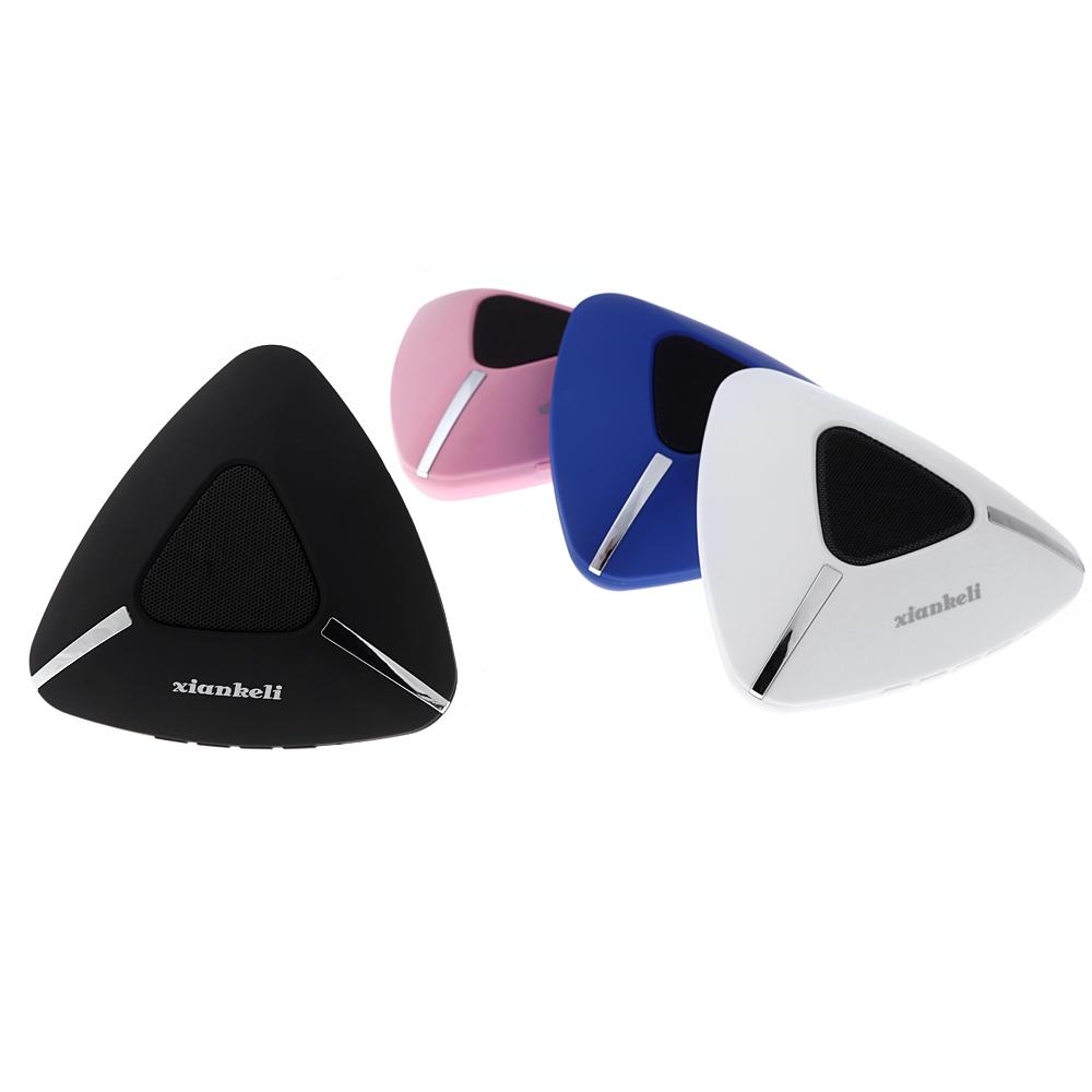 Loa không dây Bluetooth Triangle di động Mic đàm thoại FM Micro SD / TF Tương thích với điện thoại thông minh iPhone iPad