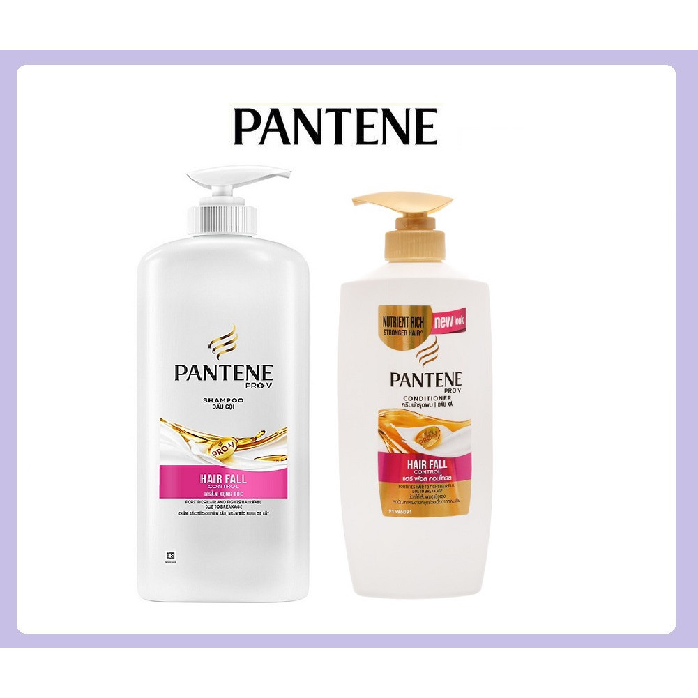 Combo Dầu gội Pantene Ngăn Rụng Tóc 1200ml + Dầu xả Pantene Ngăn Rụng Tóc 650G