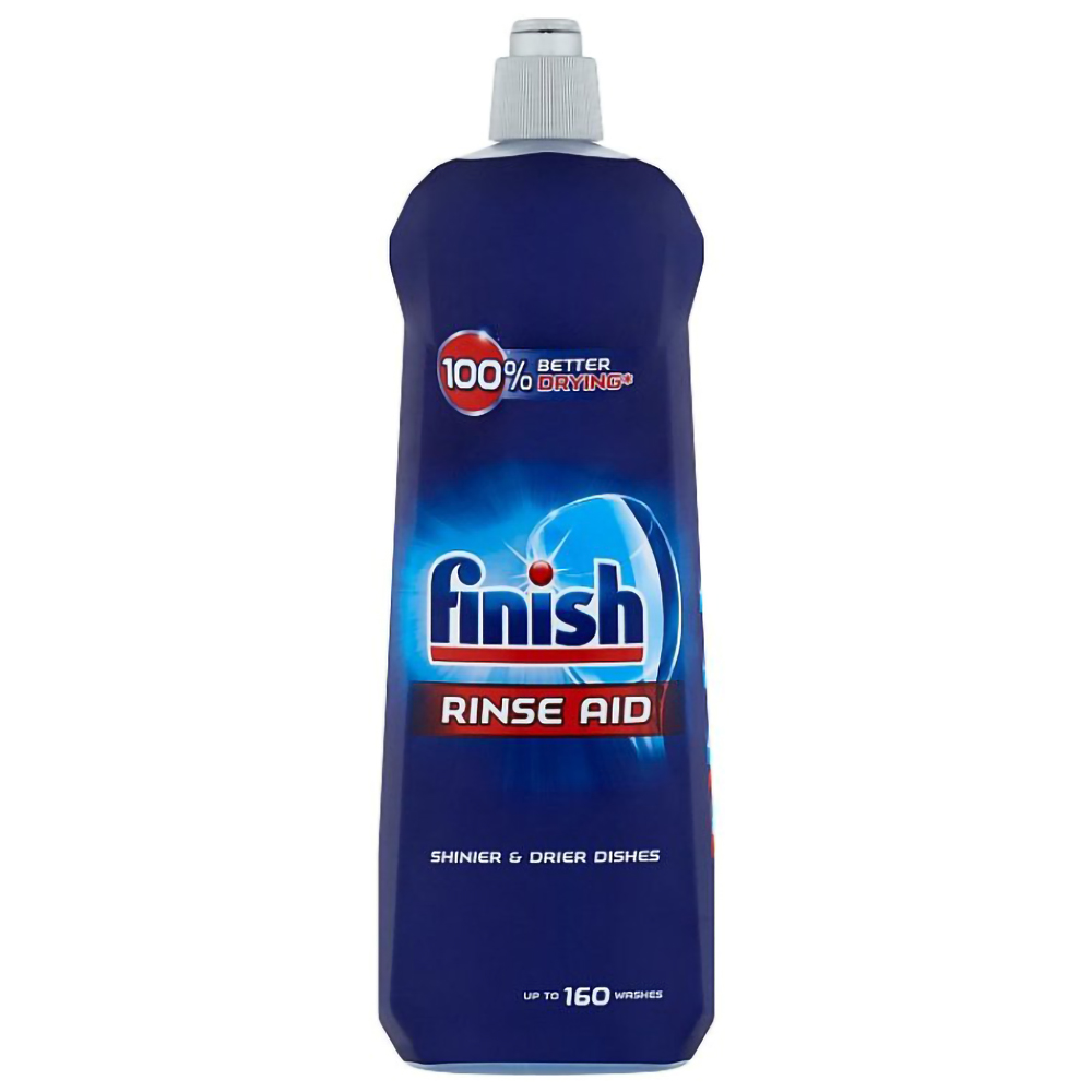 Nước làm bóng và khô chén, đĩa Finish Dishwasher Rinse Aid Shinier &amp; Drier Dishes 800ml QT017394