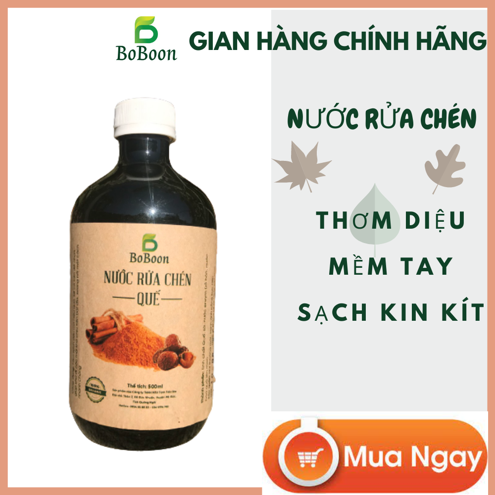Nước rửa chén organic từ bồ hòn, vỏ quế, vỏ dứa