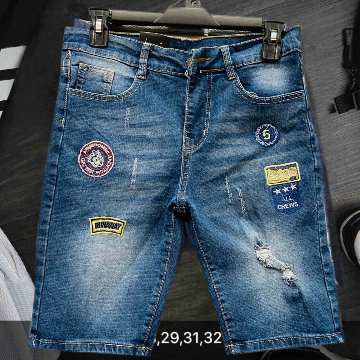 QUẦN SHORT JEANS NAM CO DÃN CAO CẤP MS713