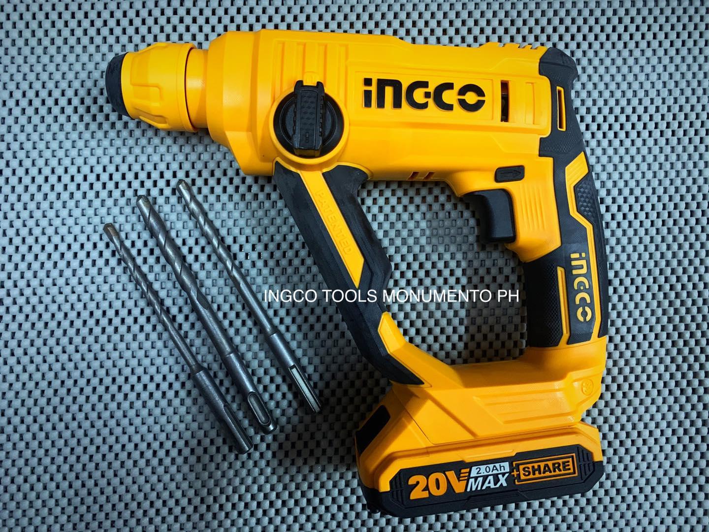MÁY KHOAN BÊ TÔNG DÙNG PIN 20V INGCO CRHLI1601 - HÀNG CHÍNH HÃNG