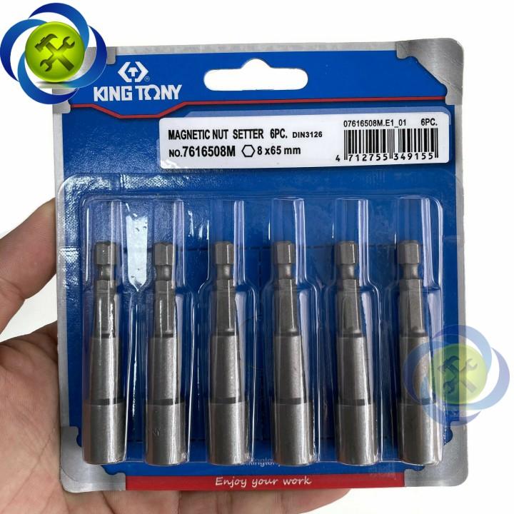 Đầu bắn tôn 8mm Kingtony 7616508M 8mm x 65mm (6cái/vỉ)