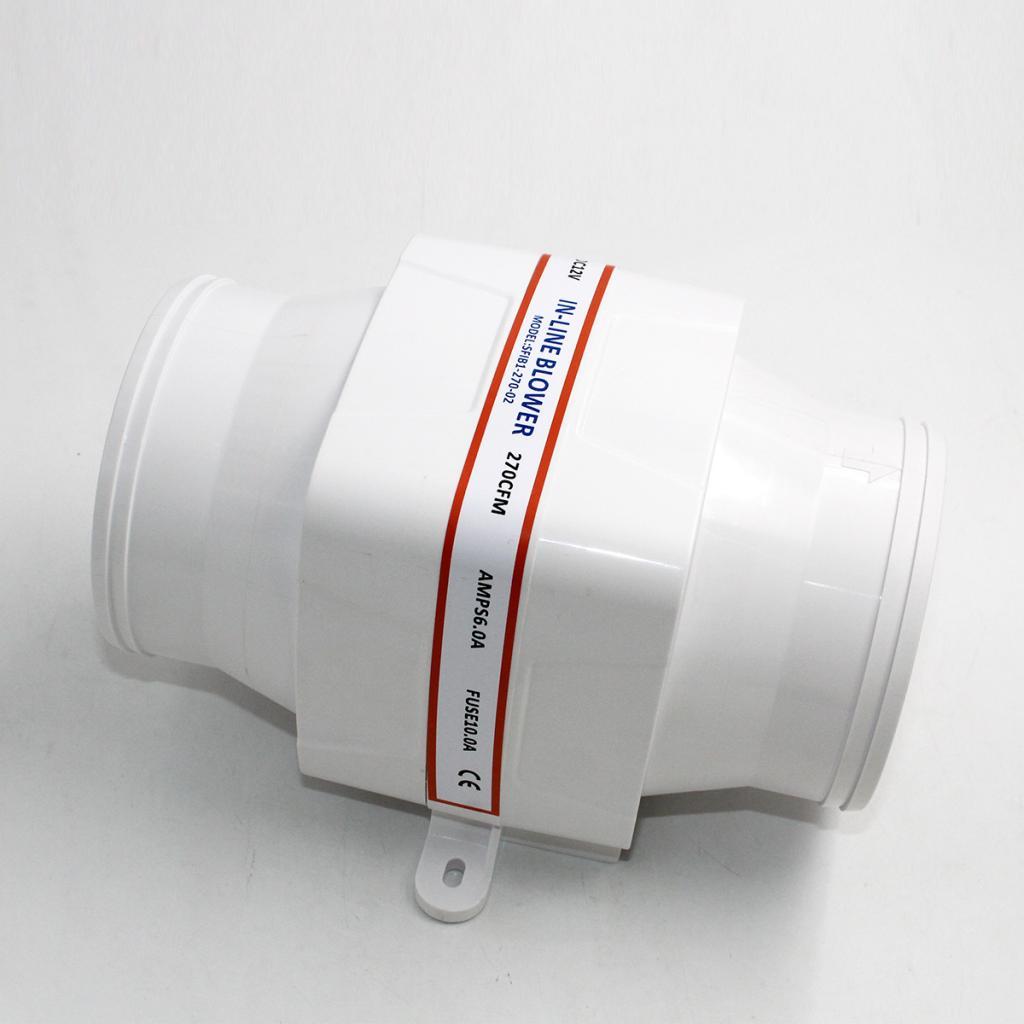 12  270CFM Inline Boat Bilge Air Blower Suit 4" Hose-Boat/Marine/