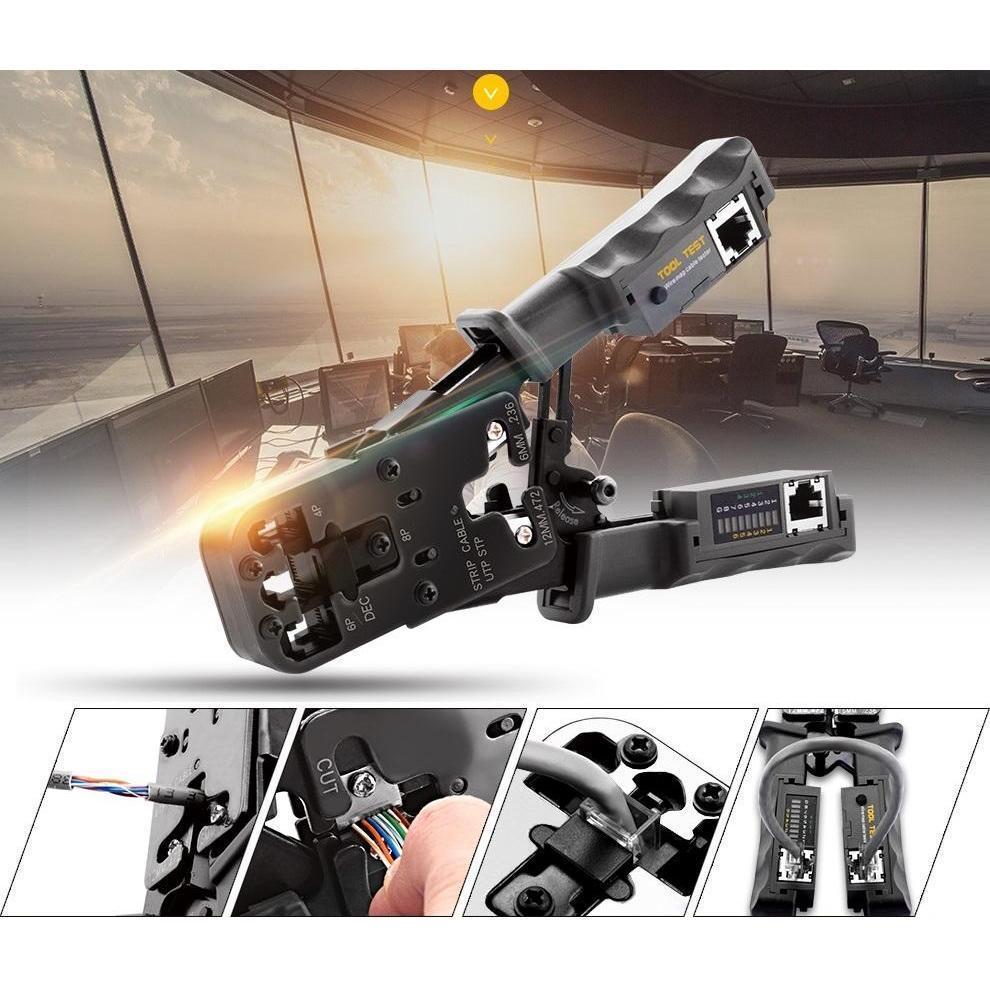 Kìm bấm mạng HT-022 Tích hợp chức năng TEST Dây