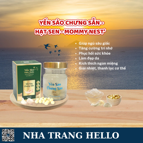 Yến Sào Chưng Sẵn - Hạt Sen - Mommy Nest'