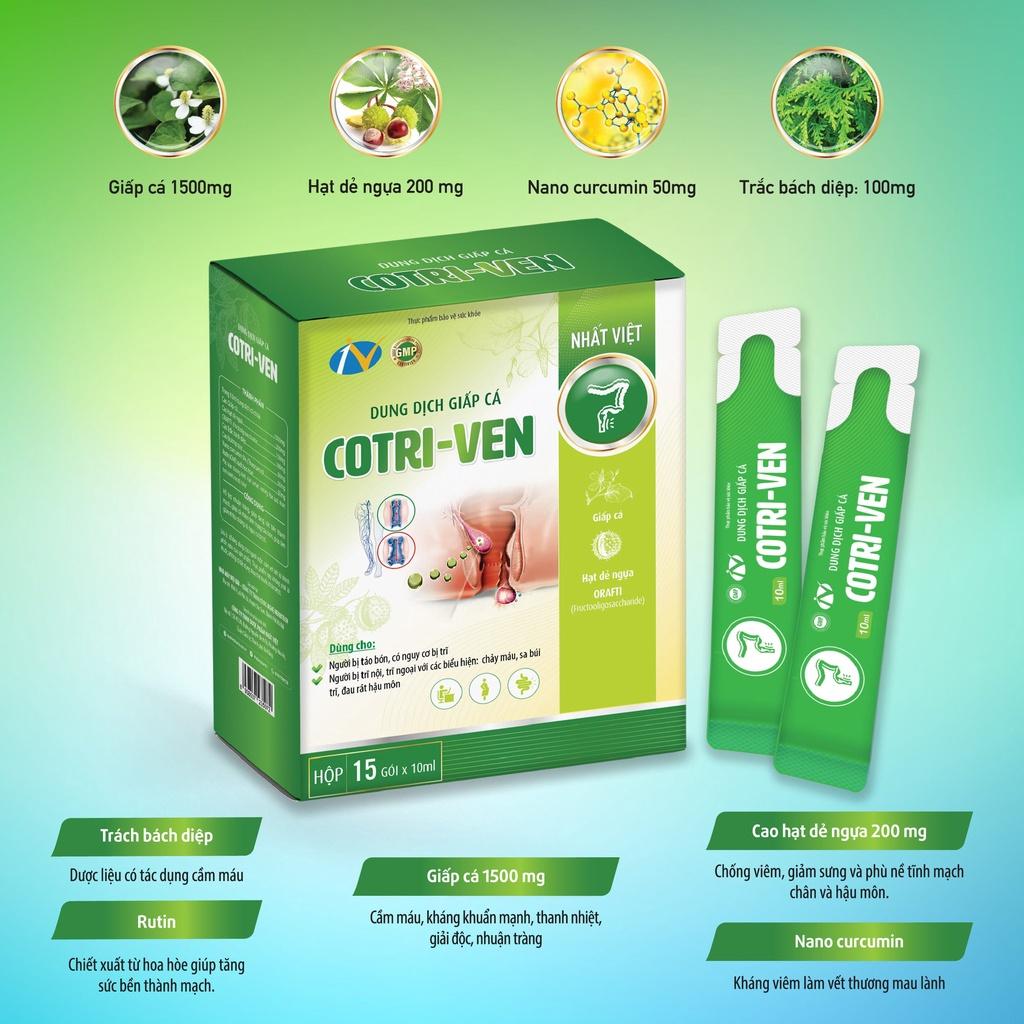 Dung dịch Giấp cá Co trĩ Cotriven- 15 gói x10ml