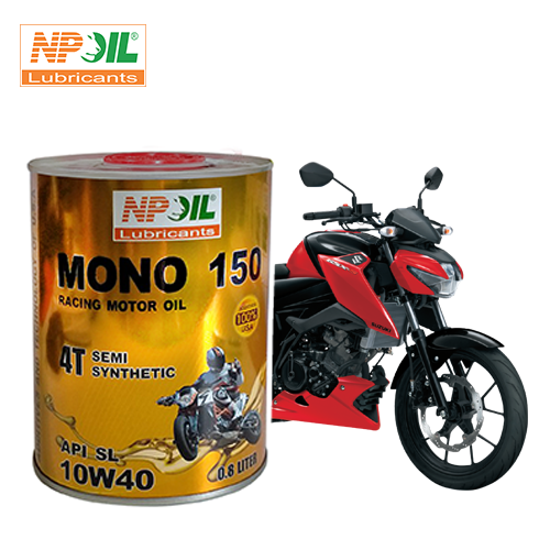 Dầu nhớt xe máy Mono 150 - API SM - JASO MA2/MB - 10W40 (Synthetic Oil) - 0.8L/1L - Hàng Chính Hãng - Dành cho Xe số và Xe tay ga