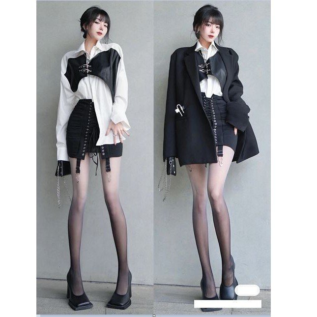 Quần Tất siêu Mỏng Màu Đổi Màu Gradient Phong Cách Lolita Sành điệu, cá tính cho nữ, phối đồ cực đẹp