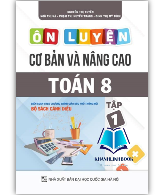 Sách - Combo Ôn luyện cơ bản và nâng cao Toán 8 Tập 1 + 2