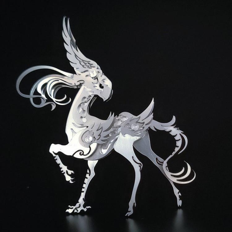 Mô Hình Lắp ghép 3d Kim Loại dùng vít griffin